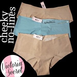 3 NWT Victoria's Secret CHEEKY NO-LINES Panties